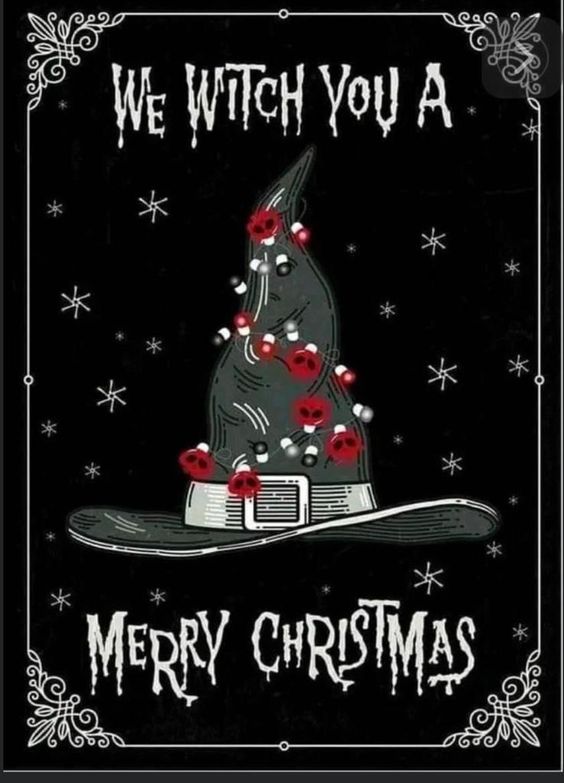 We witch you a merry Christmas