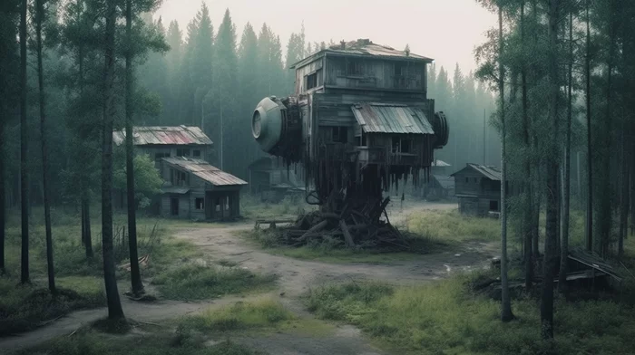 За лесом, за туманом